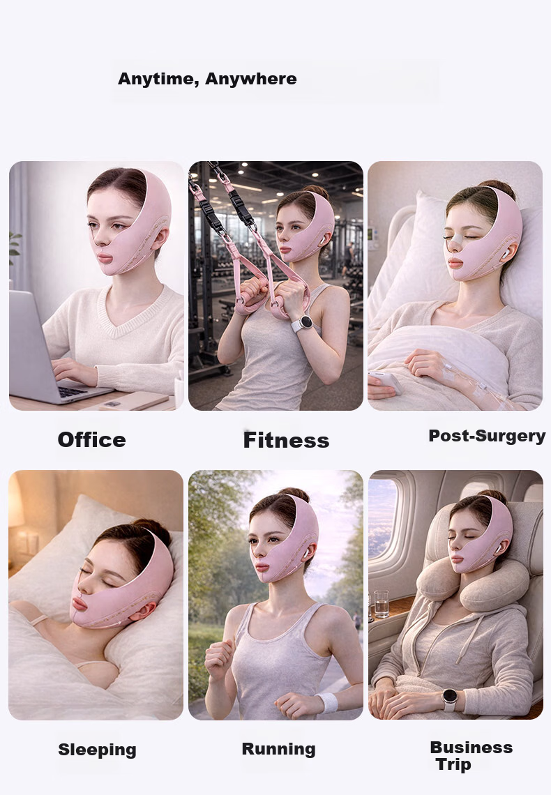 Chuxian Facial Sculpting Firming Lifting Mask Double Chin Nasolabial Fold Facial Bandage Sleep Small V Face 6
