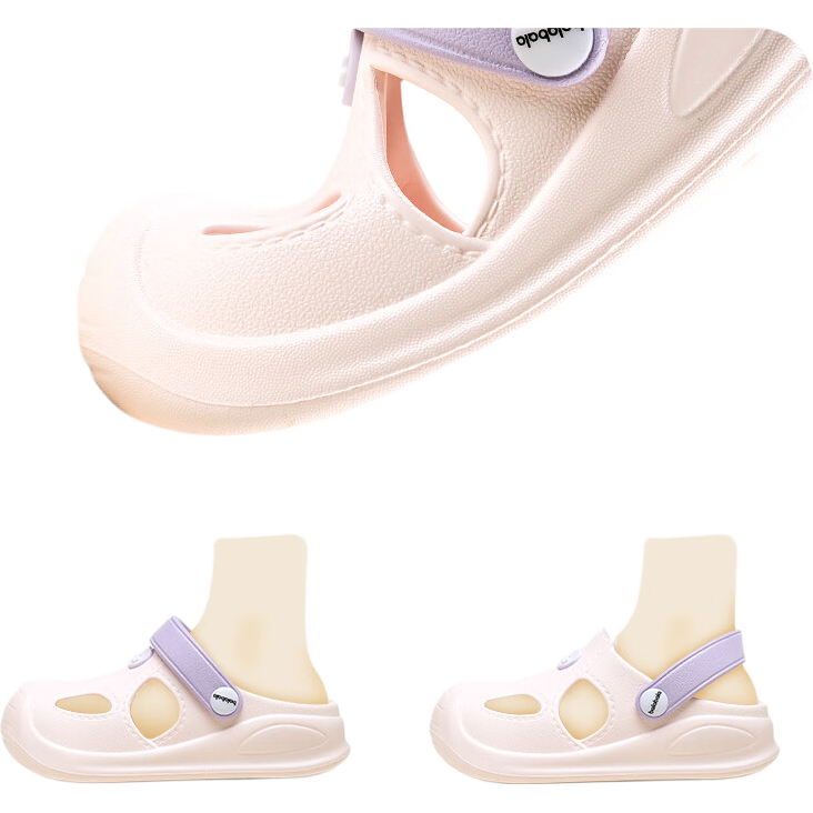 BALABALA Kids Summer Non-Slip Beach Shoes Toddler Walking Shoes Boys and Girls Indoor Bath Slippers