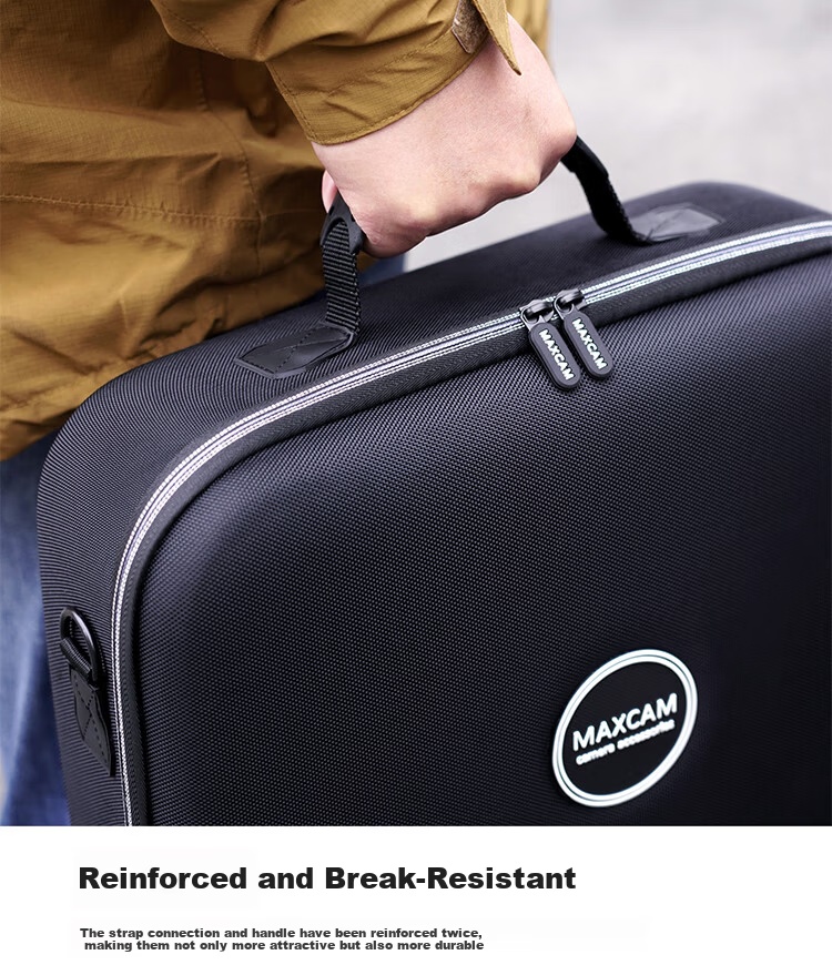 MAXCAM Carrying Case Shoulder Bag Portable Travel Bag Protective Hard Shell for DJI Mini 5 Pro Accessories Waterproof Shockproof Dustproof 5