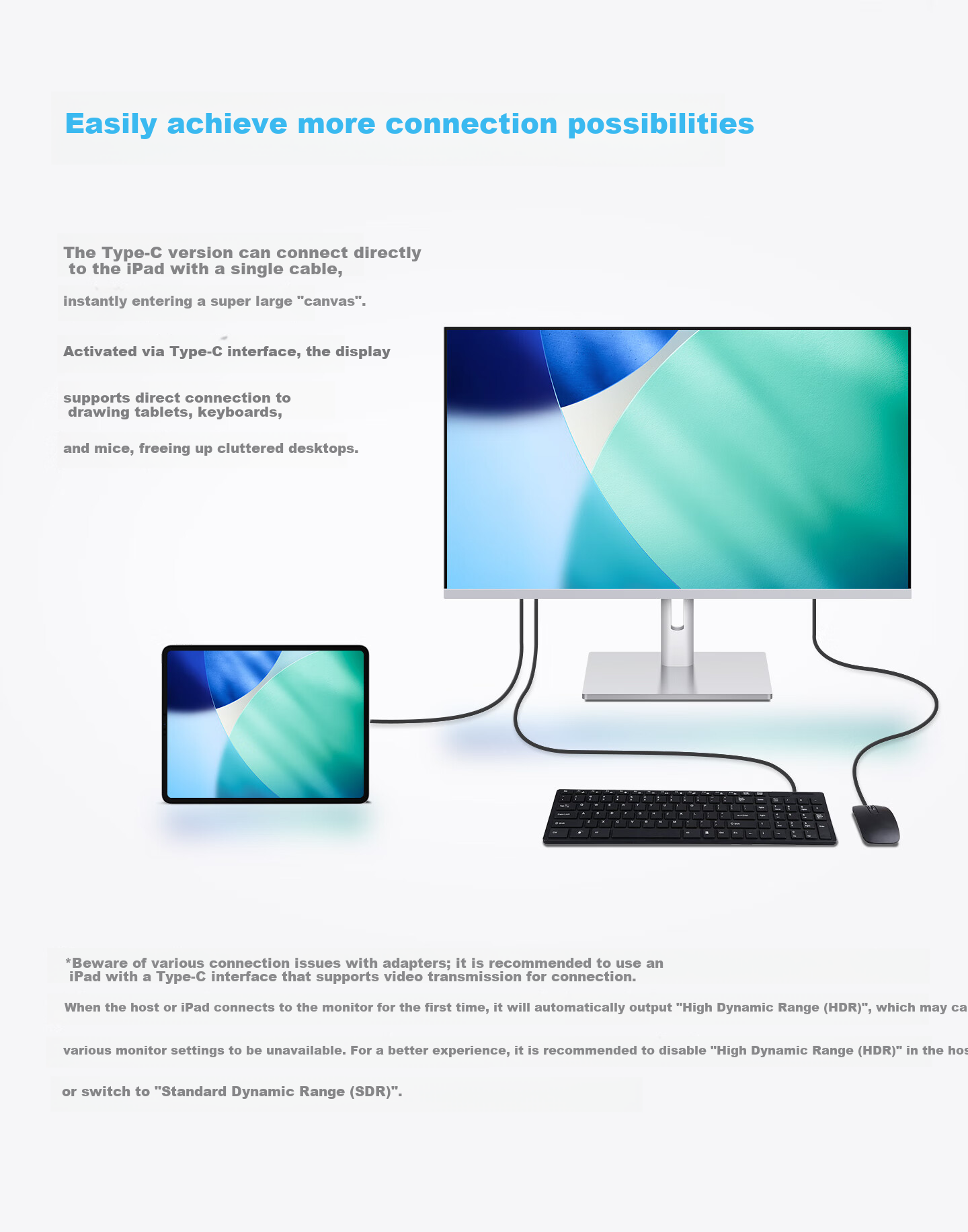 IPlaoe 32-inch 4K 144Hz Gaming Monitor Design Color Grading Editing 10bit High Color Gamut Computer External IPS Screen LG Panel High Contrast Type-C P320/pro 23