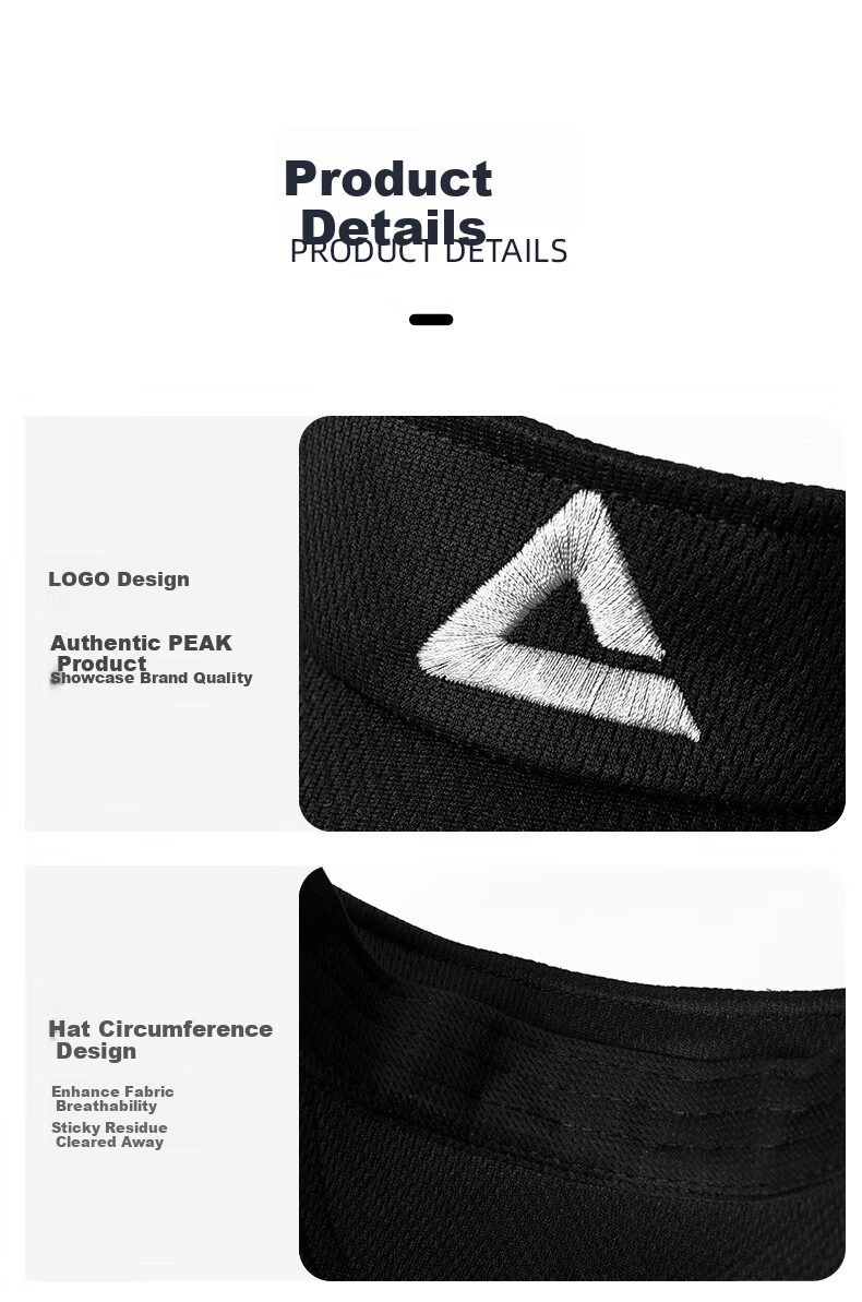 Peak Women's Summer Breathable Open-Top Sun Hat Outdoor Casual Versatile Sun Protection Sports Cap 7