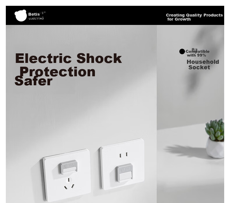 Betis Socket Protective Covers Child Safety Electric Shock Prevention Plugs Baby Outlet Caps Power Set Infant Protection Cream White 24 Pieces 1