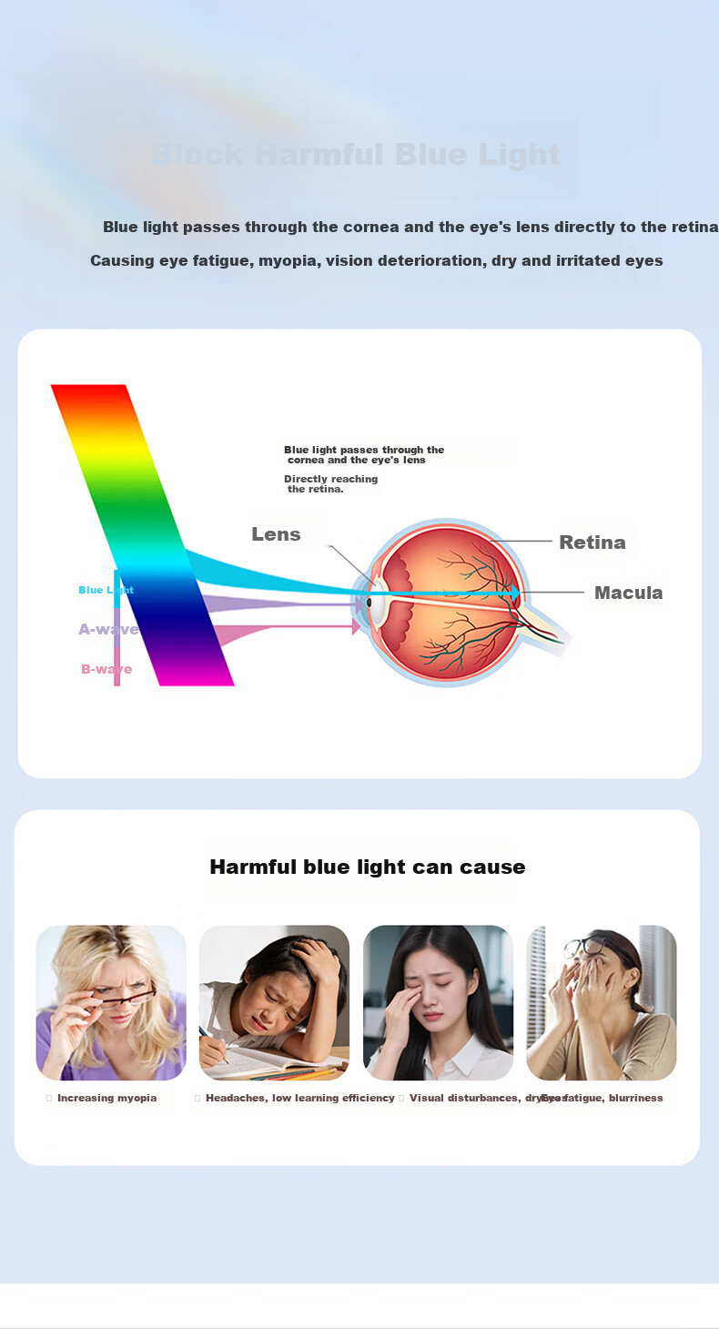CAPONI Moisture Room Dry Eye Hydrating Protective Outdoor Goggles Anti-Pollen Windproof Blue Light Blocking Wraparound Glasses 10