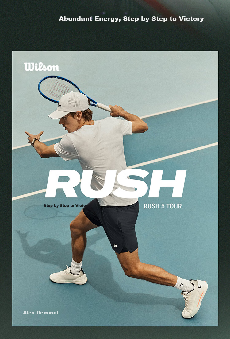 Wilson Rush 5 Tour 2026 New Men's Professional Tennis Shoes Player Edition 3