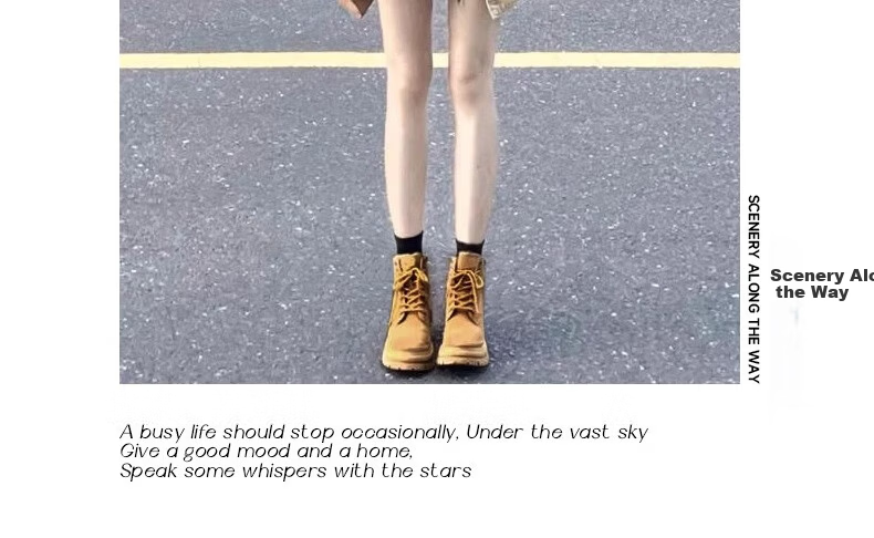 Warrior Women's Martin Boots Spring Summer British Style Hiking Work Short Boots 1327 Camel Size 35 11