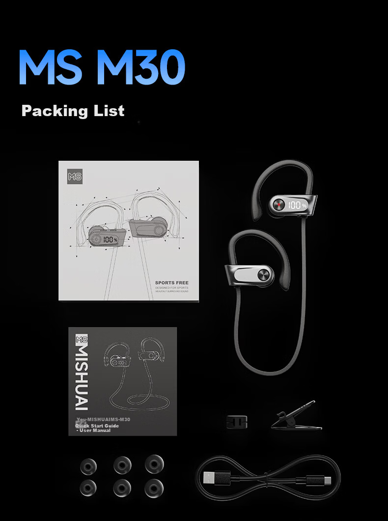 Mishuai Benlei 520 Gift Bluetooth Neckband Wireless Sports Noise-Cancelling Earphones 2026 New Model Compatible with Huawei and Apple Phones 21