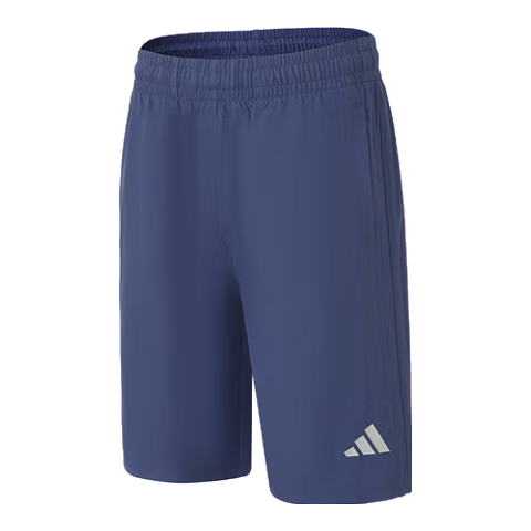 Adidas Men's Summer Outdoor Casual Slim Fit Elastic Waist Woven Sports Shorts Blue/White S