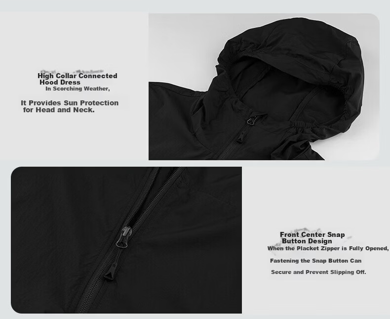 The North Face Men's Sun Chase Cooling Sun Protection Outdoor Multi-Functional Lightweight Windbreaker Jacket 87VY 7