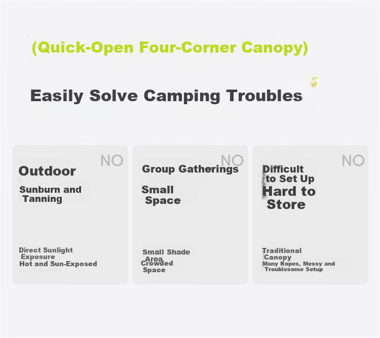 CAMEL Black Vinyl Integrated Quick-Open Dome Canopy Sunshade Door Curtain Outdoor Camping New Lazy Model 2025 4004 4