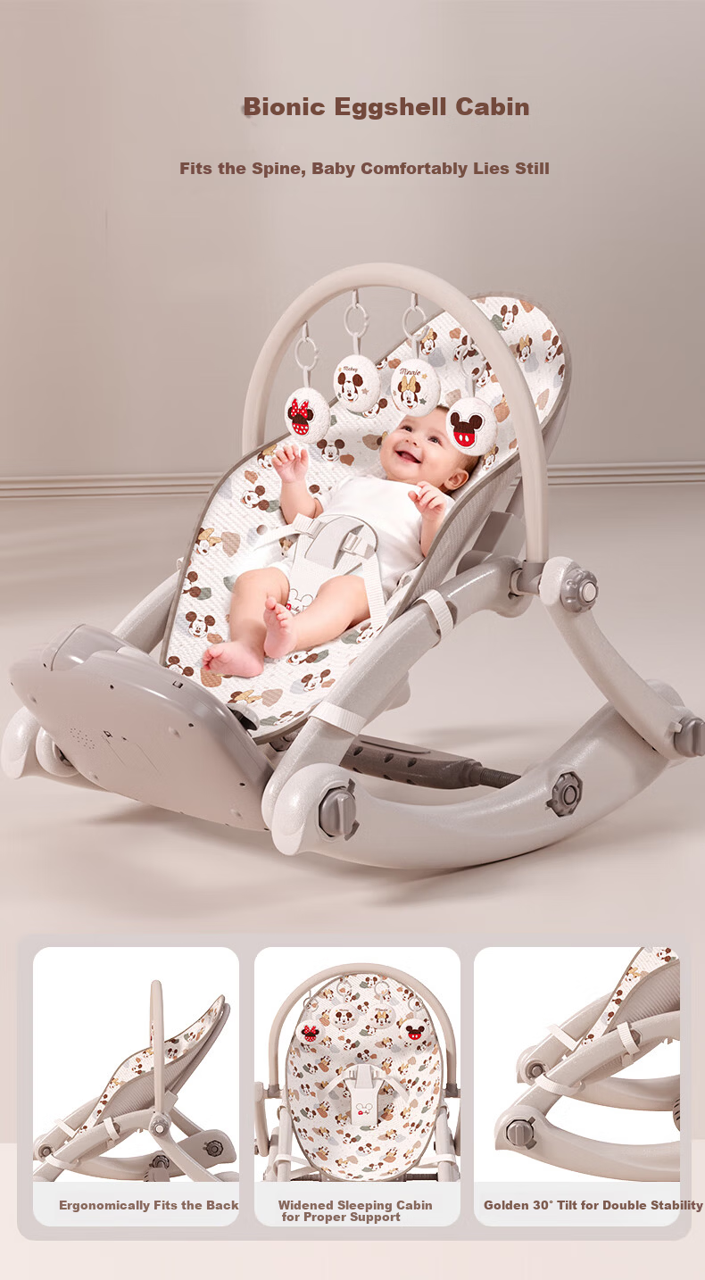 Disney Newborn Baby Gift Set Infant Toy 0-1 Year Old Baby Foot Piano 9