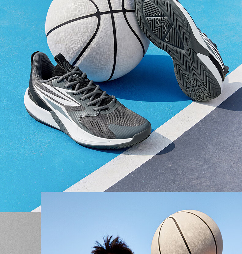 361° BIG3 Team 4 Basketball Shoes Youth Professional Indoor Outdoor Training Casual Sports Shoes Men 672621104-5 16