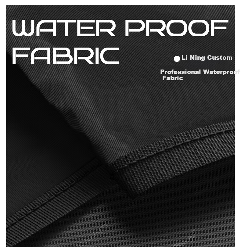 LI-NING Swimming Storage Bag Wet and Dry Separation Large Capacity Waterproof Crossbody Bag for Men and Women 7561 Black 11