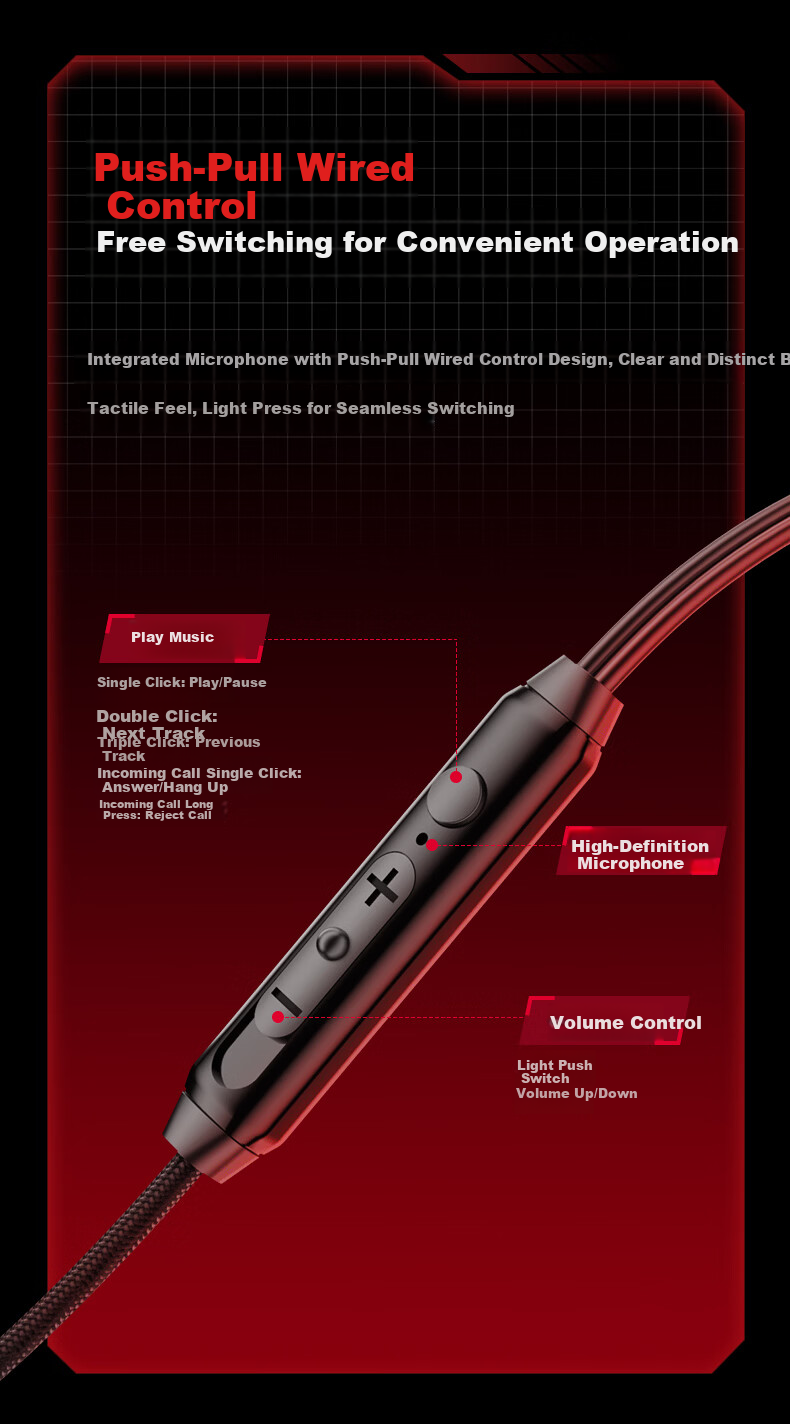 MICROKIA 2026 Latest In-Ear Wired Gaming Headset Delta Operation Computer FPS Microphone 2-in-1 HiFi High-Quality Sound Positional Audio PUBG 11