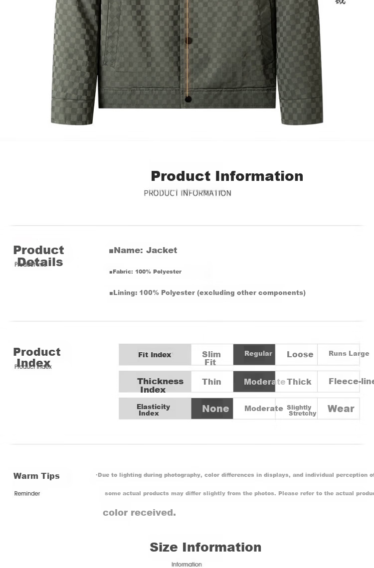 MARK FAIRWHALE Checkered Lapel Casual Jacket Men's Spring Autumn Youth Trendy Embroidered Windproof Coat 7