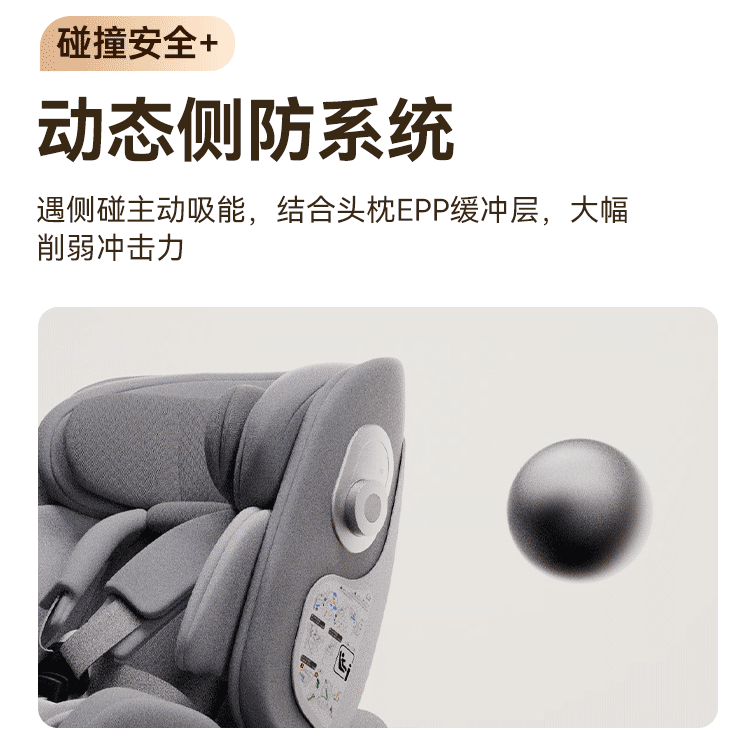 JD Jingzao Children's Car Safety Seat 0-6-12 Years Baby i-Safe Dual Ventilation Business Class 3.0 Green Grape 8