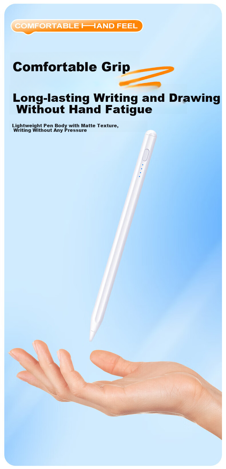 JPLAYER Universal Capacitive Stylus Compatible with IPad Apple/Huawei/Xiaomi Tablets, Third Generation Touch Pen, Microsoft Honor Lenovo Universal Writing Touch Screen Capacitive Stylus 3