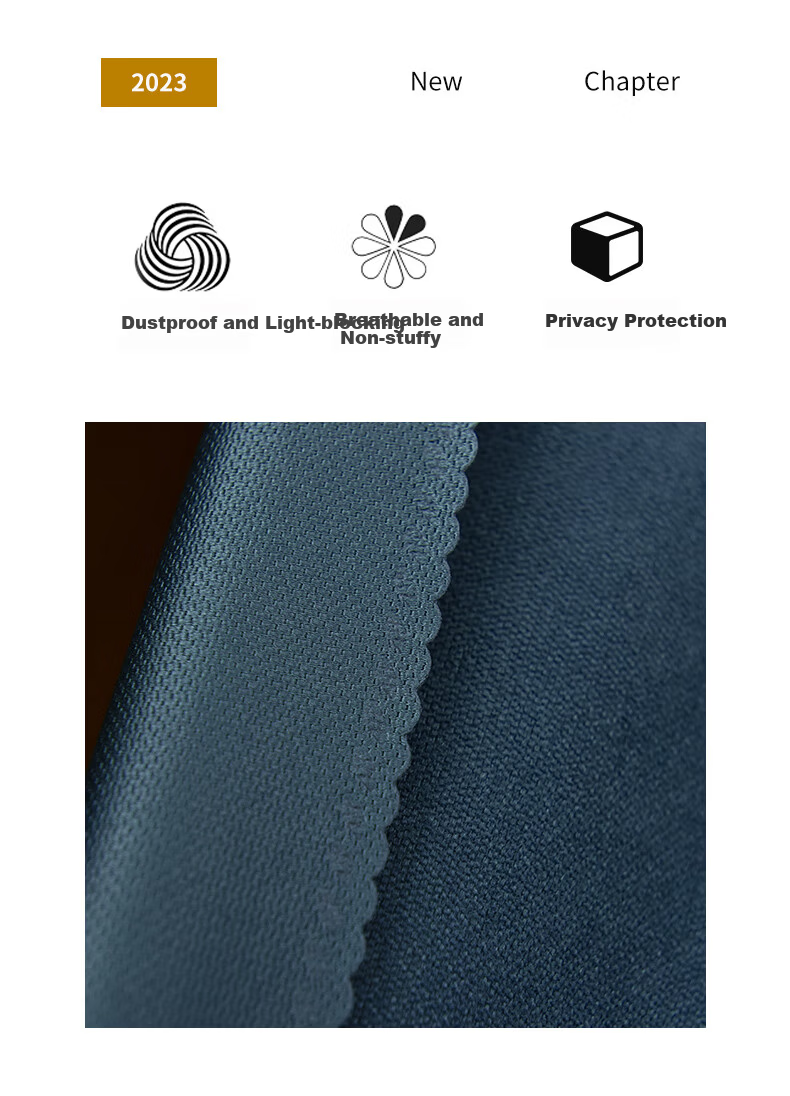 Yunjin Dormitory Bed Curtain, Student Bunk Light-Blocking Curtain, Bedroom Fabric Curtain, 120*200cm/1 Piece, Pachadog 4