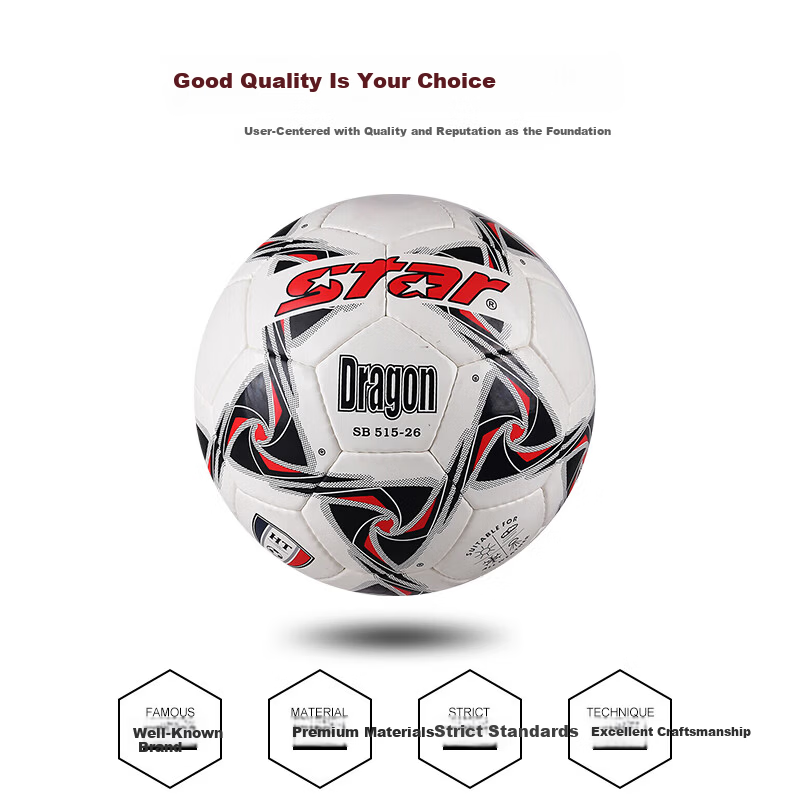 Star Soccer Ball Size 4 Youth Adult Durable PU Heat-Bonded Match Training Standard Ball SB5574TB-05 2