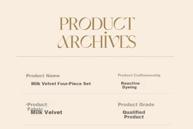 MINISO Milk Velvet Four-Piece Bedding Set Thickened Fleece Bed Sheet and Duvet Cover 200x230cm for 1.5/1.8m Bed 23