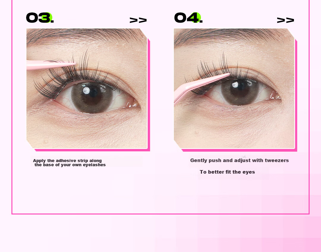 Arrebol Natural False Eyelashes Women Glue-Free Lazy Lower Eyelashes Long Curly Beginner Girls Gift 10