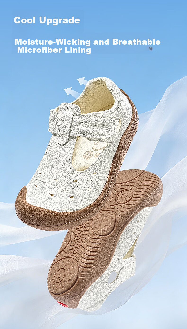 Ginoble 2026 Summer Kindergarten Shoes Super Protective Shoes for Boys and Girls Ages 1-5 GW1891 10