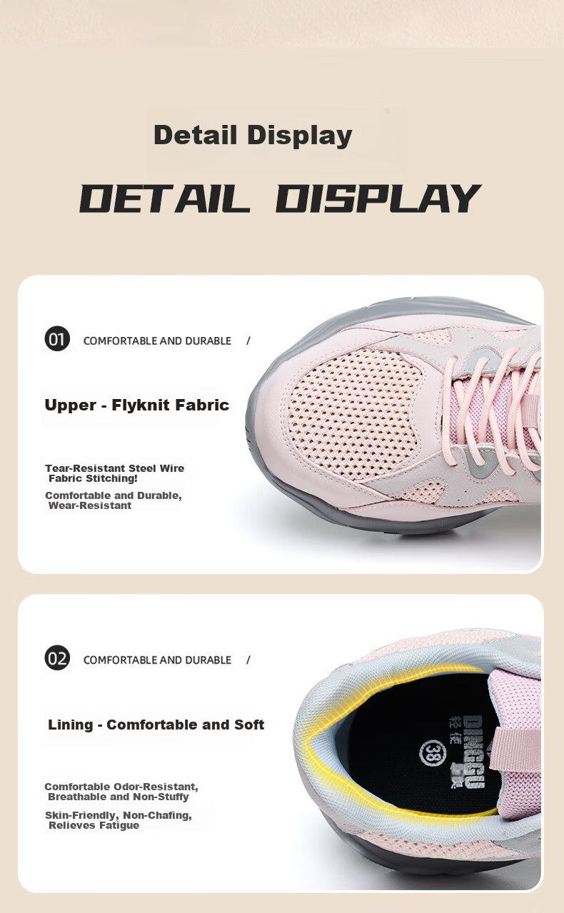 Dinggu Safety Work Shoes Unisex Anti-Smash Anti-Puncture Steel Toe Construction JD1578miW36 7