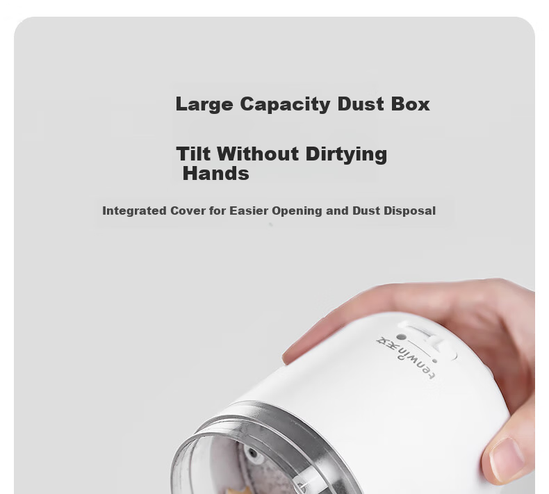 Astronomy Elementary School Fully Automatic Electric Pencil Sharpener for 6-8mm Diameter Large Triangular Pencils Children's Electric Pencil Sharpener Stationery White S8813-2 14