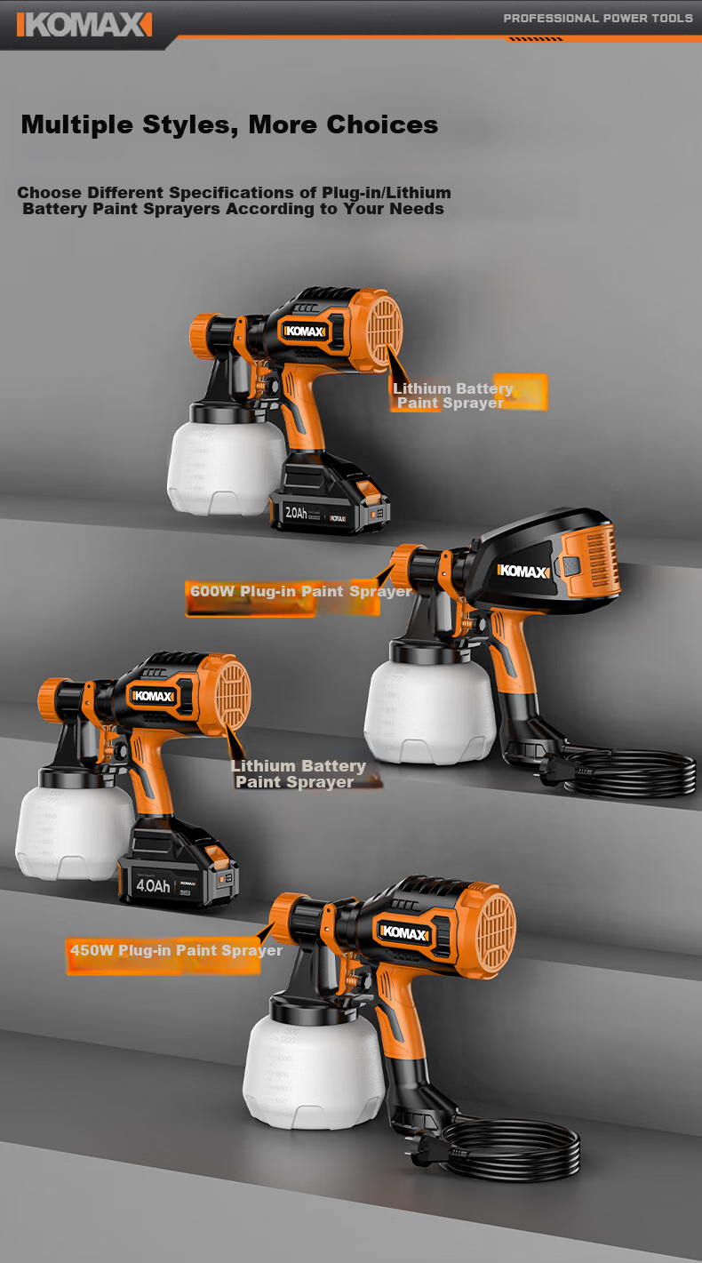 KEMAISI Electric Paint Sprayer Household Paint Spray Gun Latex Paint Spraying Machine High Atomization Spray Machine 13