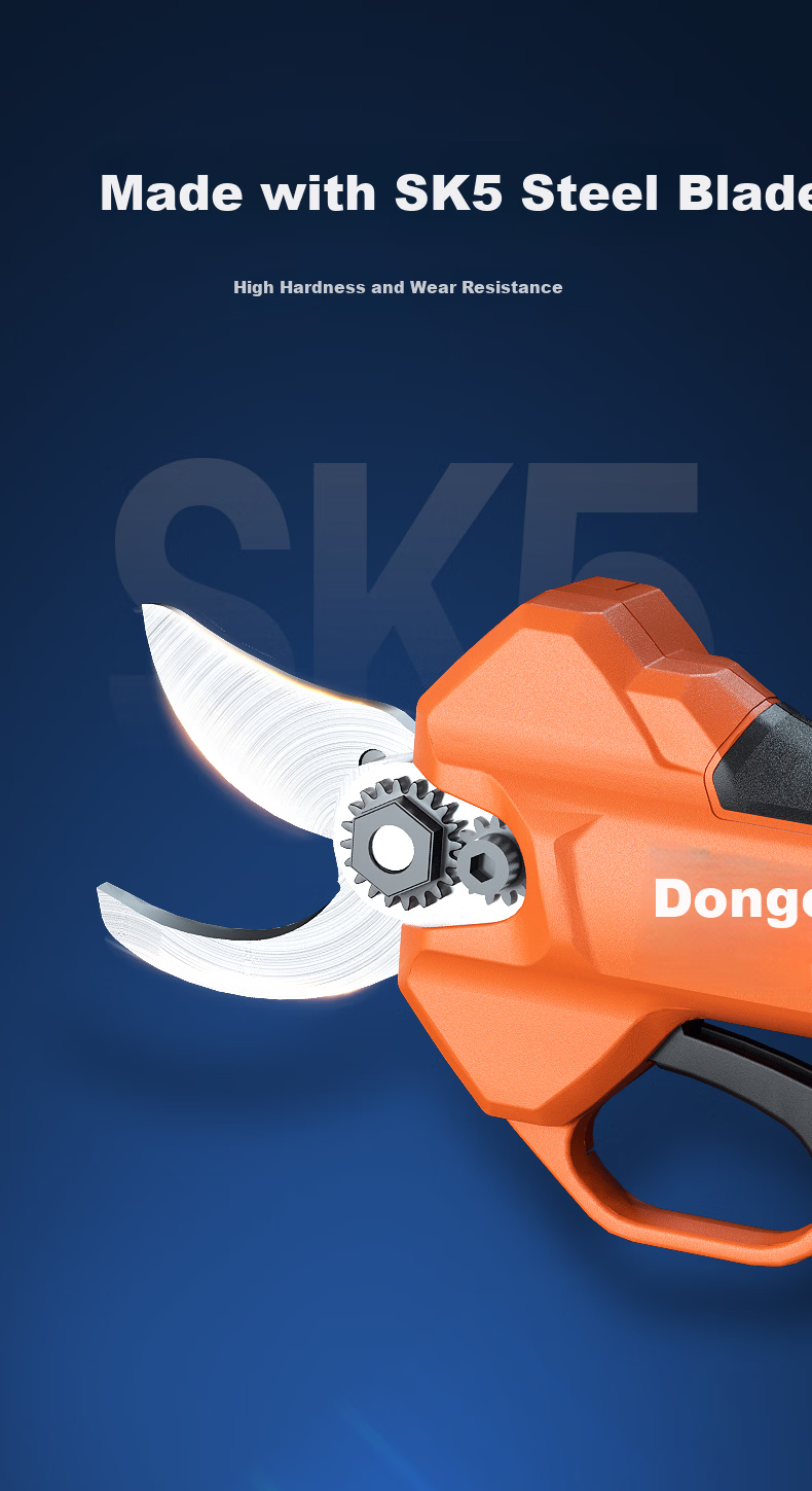 Dongcheng Cordless Brushless High-Power Pruning Shears DYD20V-35A 20V 2.0Ah Dual Battery Fruit Tree Clippers 11