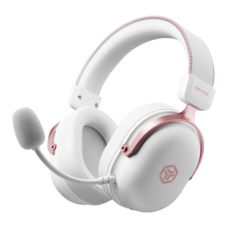 EWEADN VX01S Wireless Bluetooth Four-Mode Wired Gaming Headset Over-Ear 7.1 Surround Sound PC Esports Headphones for FPS Games