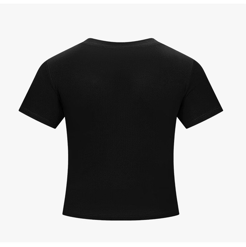 Charles Peach Heart [Wang Churan Same Style] Summer New Short Sleeve T-Shirt Women's Slim Fit Waist White XXF 20