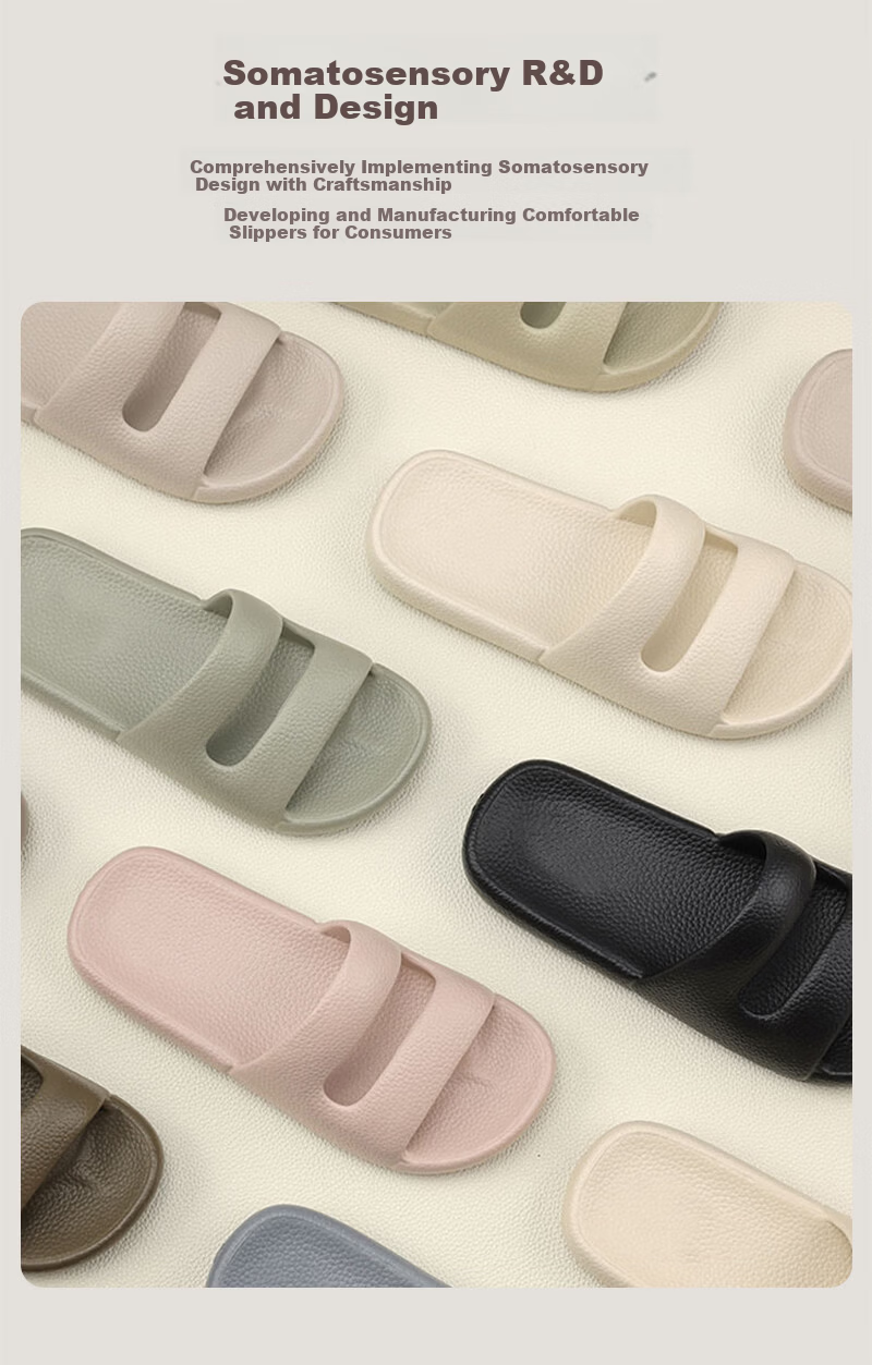 XGGC Premium Textured Leather Slippers for Men Summer Indoor Bathroom Non-Slip Sandals Ivory White Size 37-38 4