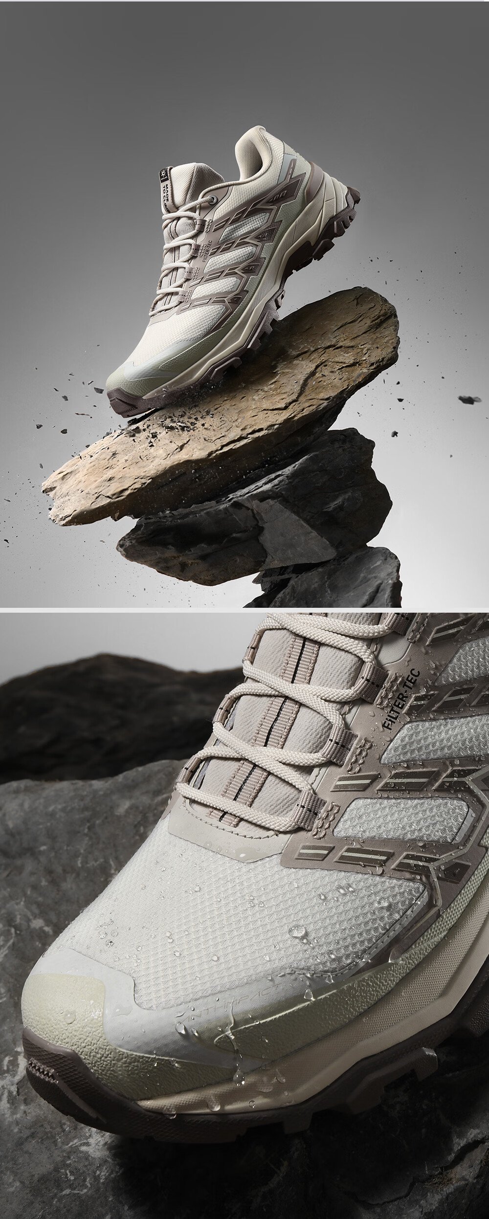 KAILAS Kailas Expedition-5 Men's Hiking Shoes FLT Waterproof V-Sole Anti-Slip Stable Support Outdoor Mountaineering Shoes 8