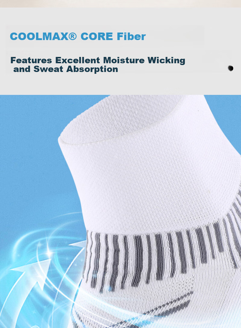 ALPINT MOUNTAIN CoolMax Professional Marathon Running Socks Moisture-Wicking Outdoor Sports Trail Running Socks 7