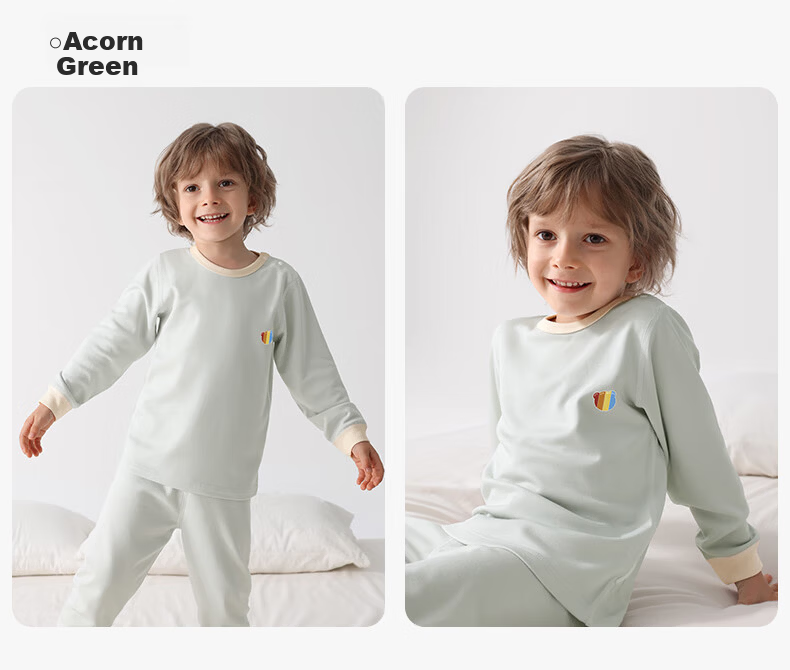 Beitais Kids Thermal Base Layer Shirt Spring Autumn Boys Girls Warm Ginger Heat Baby Single Warm Top Autumn Wear 29