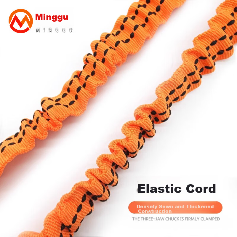 Minggu Tool Anti-Drop Safety Lanyard High-Altitude Work Wrench Hammer Safety Rope Reflective Stretch Elastic 90cm - Black 90cm 4
