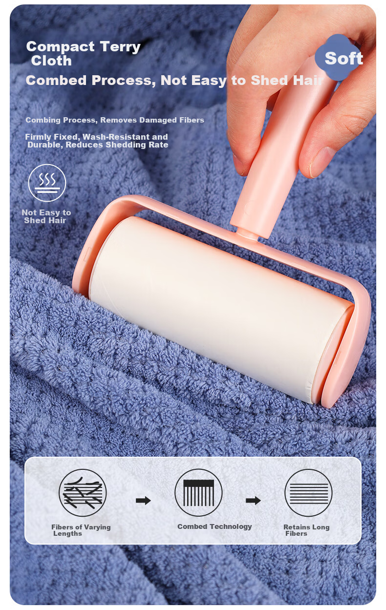 Grace Five-Star Hotel Bathrobe Couple Thick Soft Absorbent Home Bathrobe Unisex Pink Size L 4