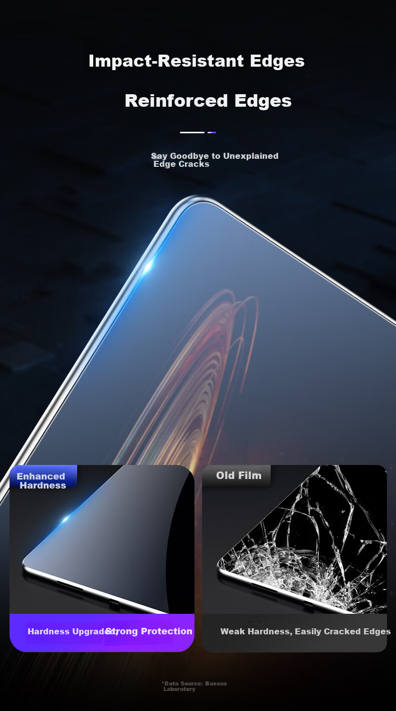 BIAZE Tempered Glass Screen Protector for 2026 OPPO Pad Mini 8.8-inch Tablet, AR Anti-Reflective HD Protective Film, Anti-Fingerprint, Scratch-Resistant 5