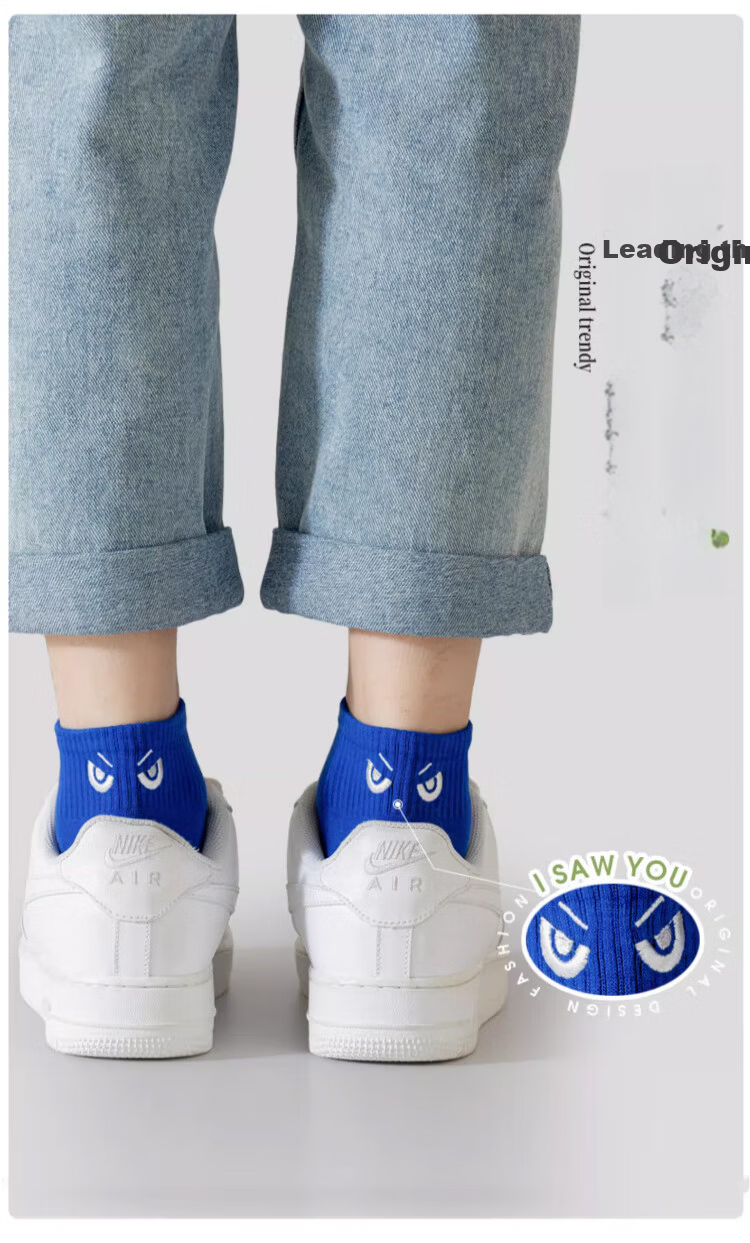 Modal 10 Pairs Men's Mid-Calf Socks Spring Summer Casual Breathable Student Short Socks 10A Antibacterial Deodorant Xinjiang Cotton Men's Socks 7