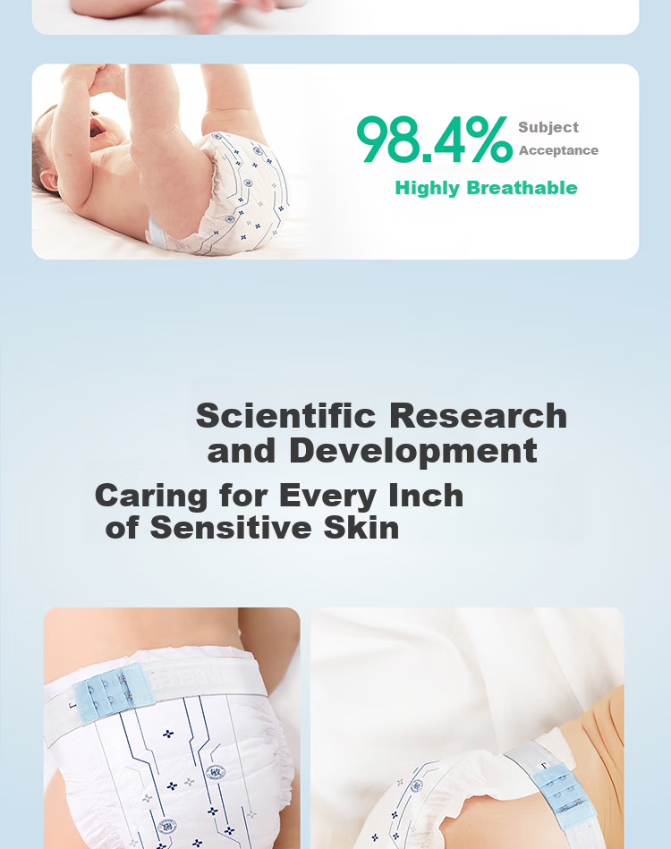 Subicchi Breathable Thin Baby Diapers S32 (4-8kg) No Waist Tape 13