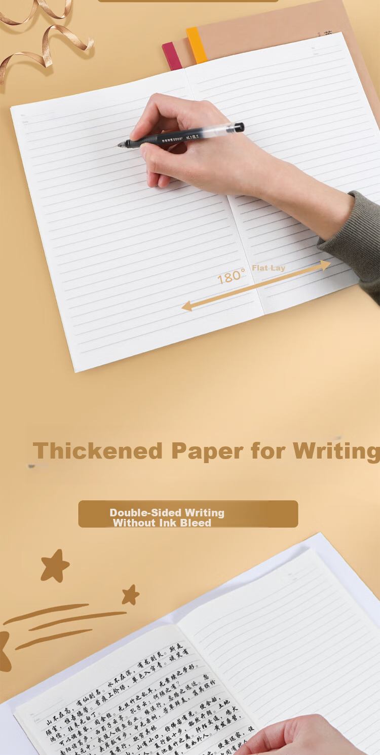 M&G B5 Chinese Language Subject Notebook 40 Pages Student Exercise Book Error Correction Wireless Binding Soft Copy MPYJPK94 4-Pack 3