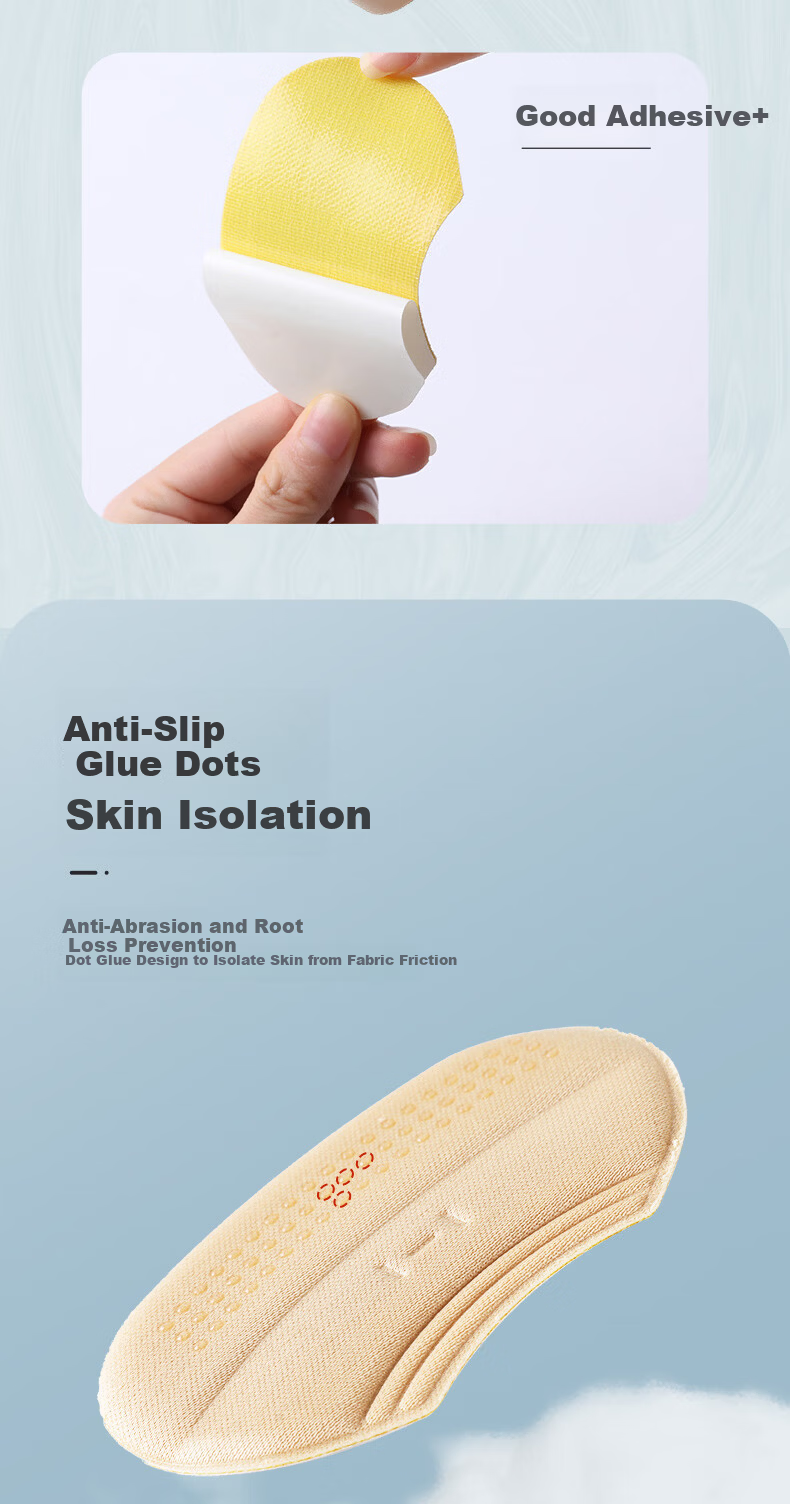 FOOTOPPO Heel Protector Anti-Friction Pads for Shoes High Heels Prevent Heel Slippage 8