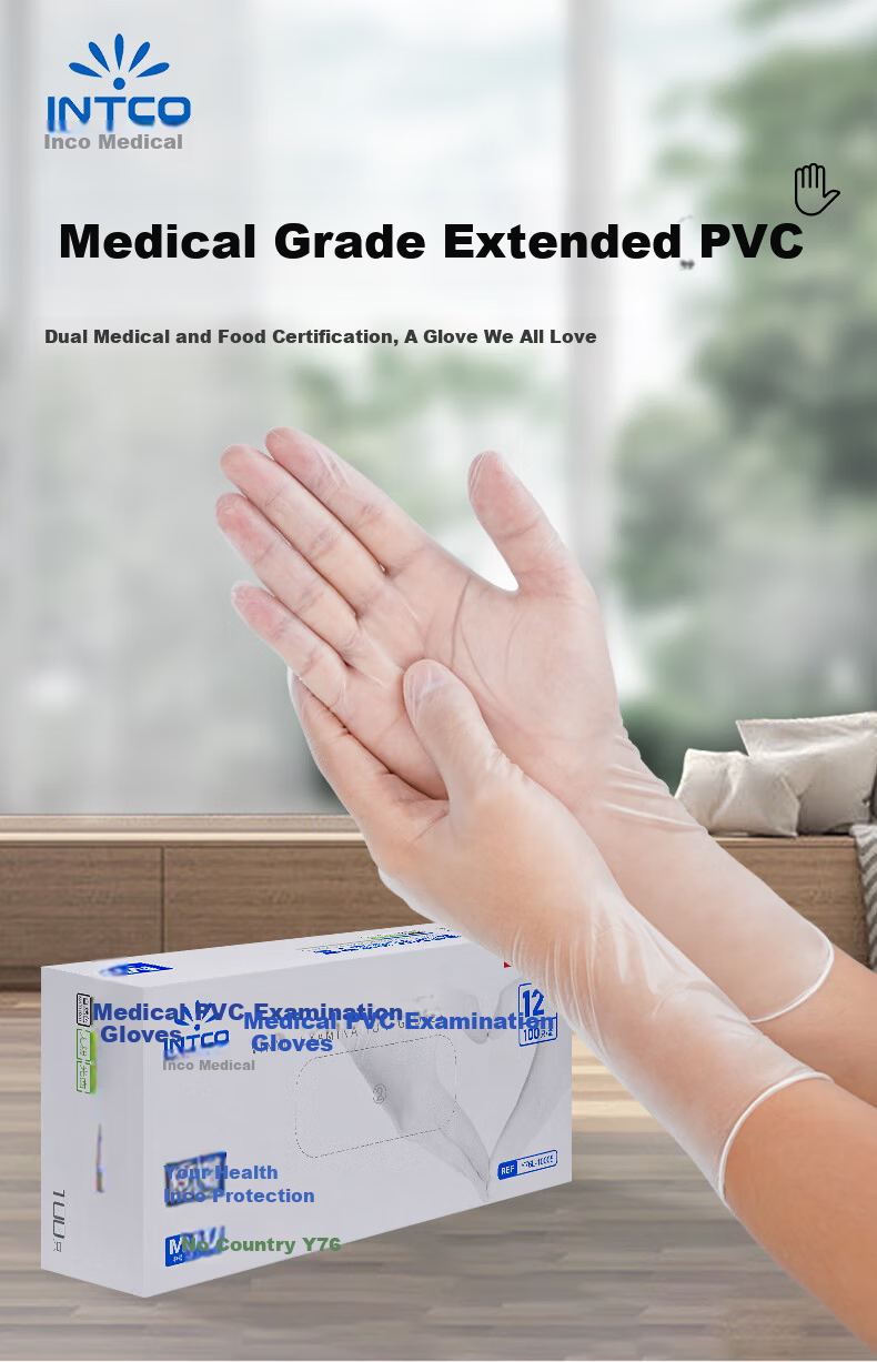 INTCO Disposable Gloves TPE Gloves 200 Medium-Sized Food-Grade Gloves for Household, Kitchen Cleaning, Catering, Crayfish 2