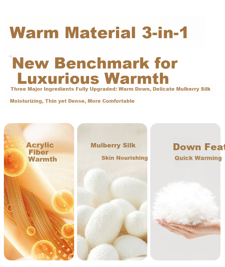Urban Beauty 280G [Down and Silk] Double-Sided Brushed Fleece Thickened Seamless High-Waist Tummy Control Thermal Leggings for Women 2