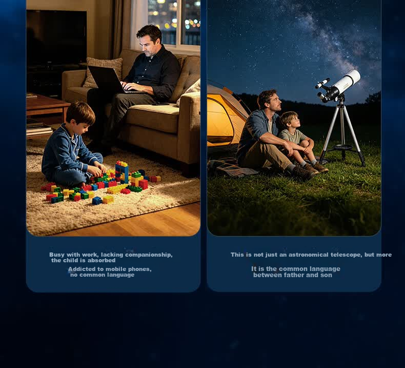 CURB Professional High-Power HD Astronomy Telescope for Stargazing, Space, Kids Beginner Home Use, Jupiter Cloud 1000000 11
