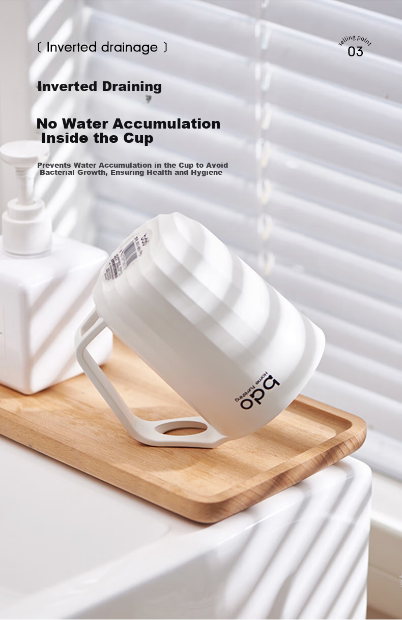 BDO Portable Travel Toiletry Set Mouthwash Cup Electric Toothbrush Essential Travel Handle Cup 7
