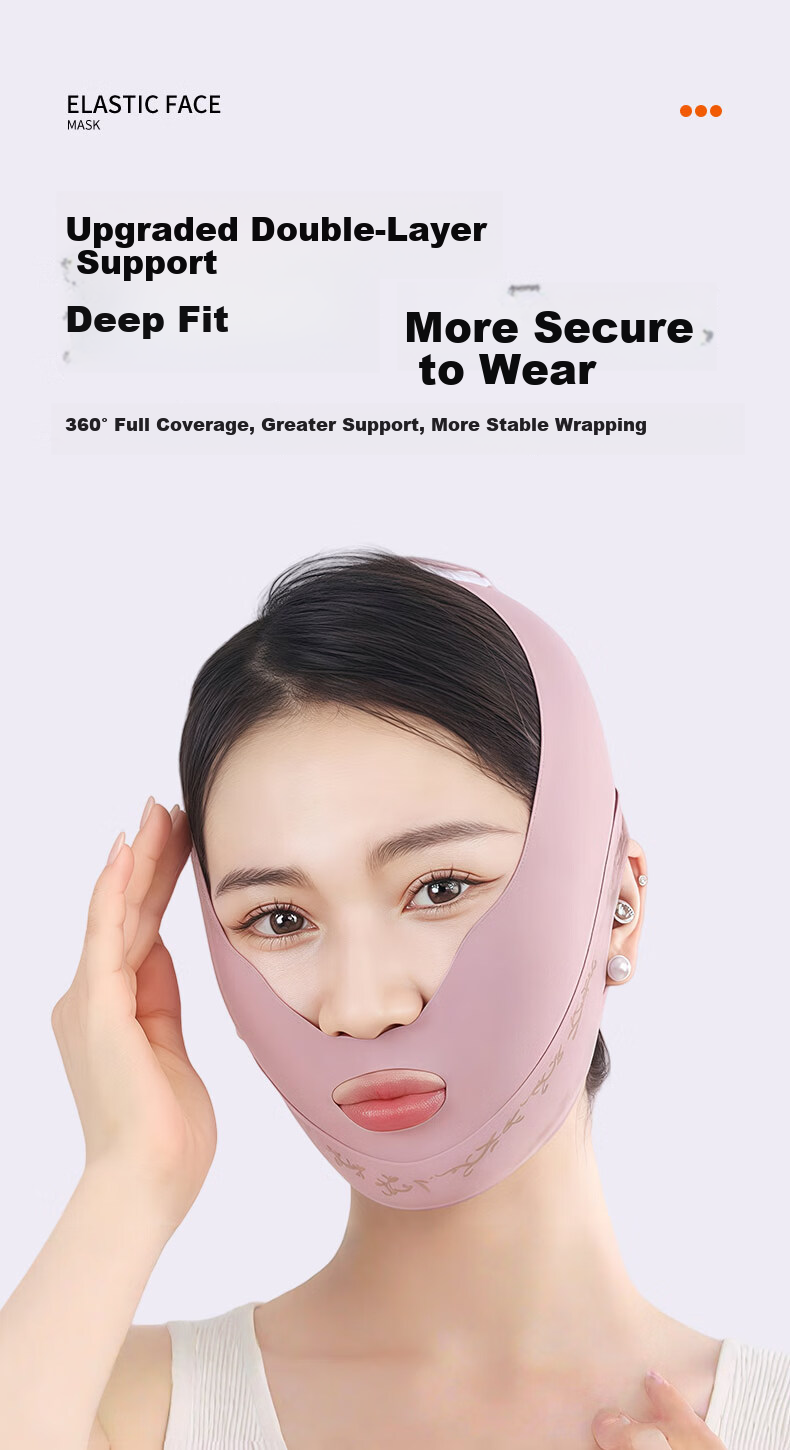 Chuxian Facial Sculpting Firming Lifting Mask Double Chin Nasolabial Fold Facial Bandage Sleep Small V Face 8