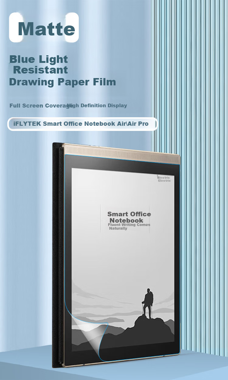 Freeson Screen Protector for iFLYTEK Smart Office Air/Pro 7.8-inch E-Reader Anti-Scratch Anti-Fingerprint Paper-Like Film for Drawing and Writing 2