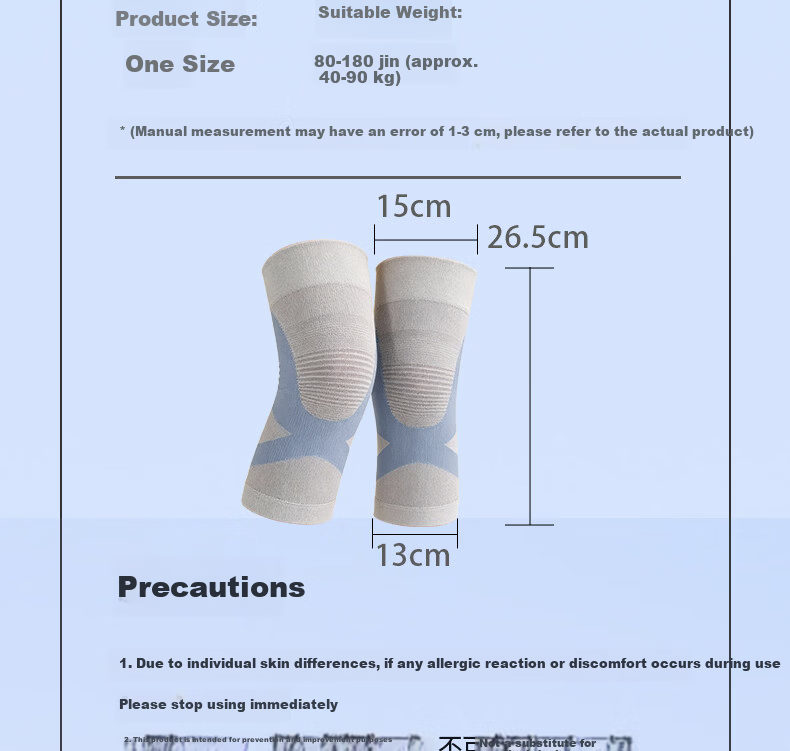 CRALVKOIN Medical Knee Brace for Warmth, Arthritis, Meniscus Injury, Effusion, Cold Legs, Cold Prevention, Autumn And Winter Season, Middle-Aged And Elderly People 9