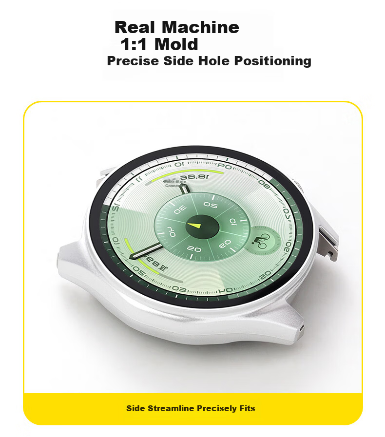 CHENSONG New Release GT6 Protective Case and Screen Protector for Huawei Watch GT6 PC Tempered Shell Integrated 46mm Transparent Shockproof 9
